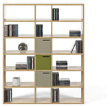 Theme Home Pombal Shelf 18 Rooms, Oak finér