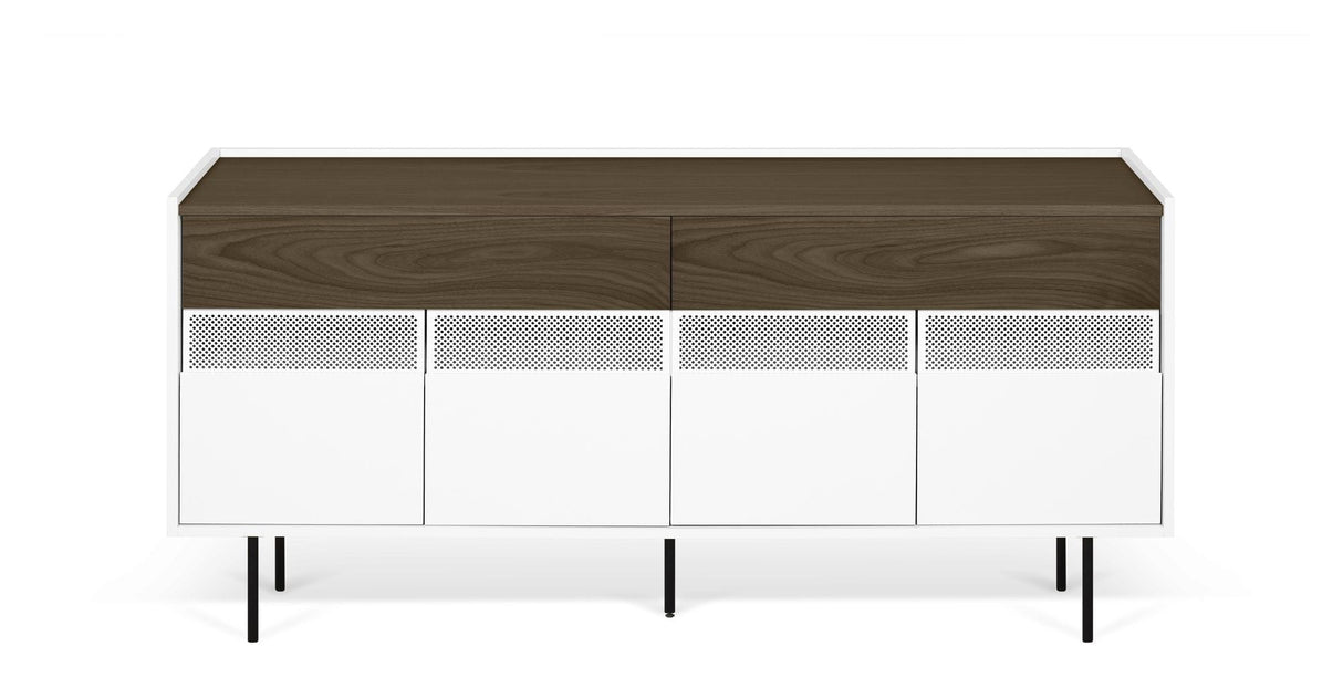 Temahome Radio Sideboard - Walnut Define/White