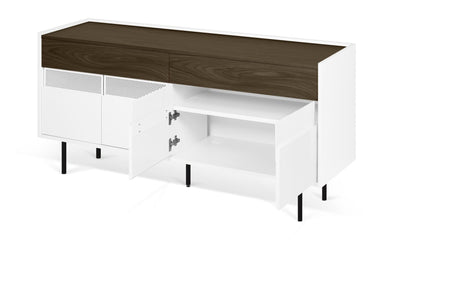 Temahome Radio Sideboard - Walnut Define/White