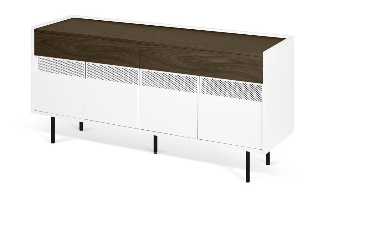 Temahome Radio Sideboard - Walnut Define/White