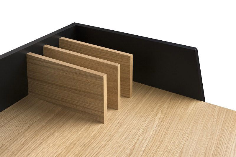 Temahome Volga Desk - Black - Oak