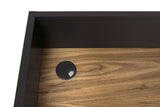 Temahome Volga Desk - Black - Walnut