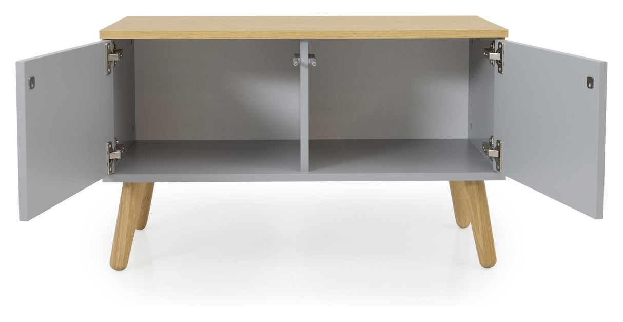 Tenzo - Dot Entré Bench, Oak, Gray