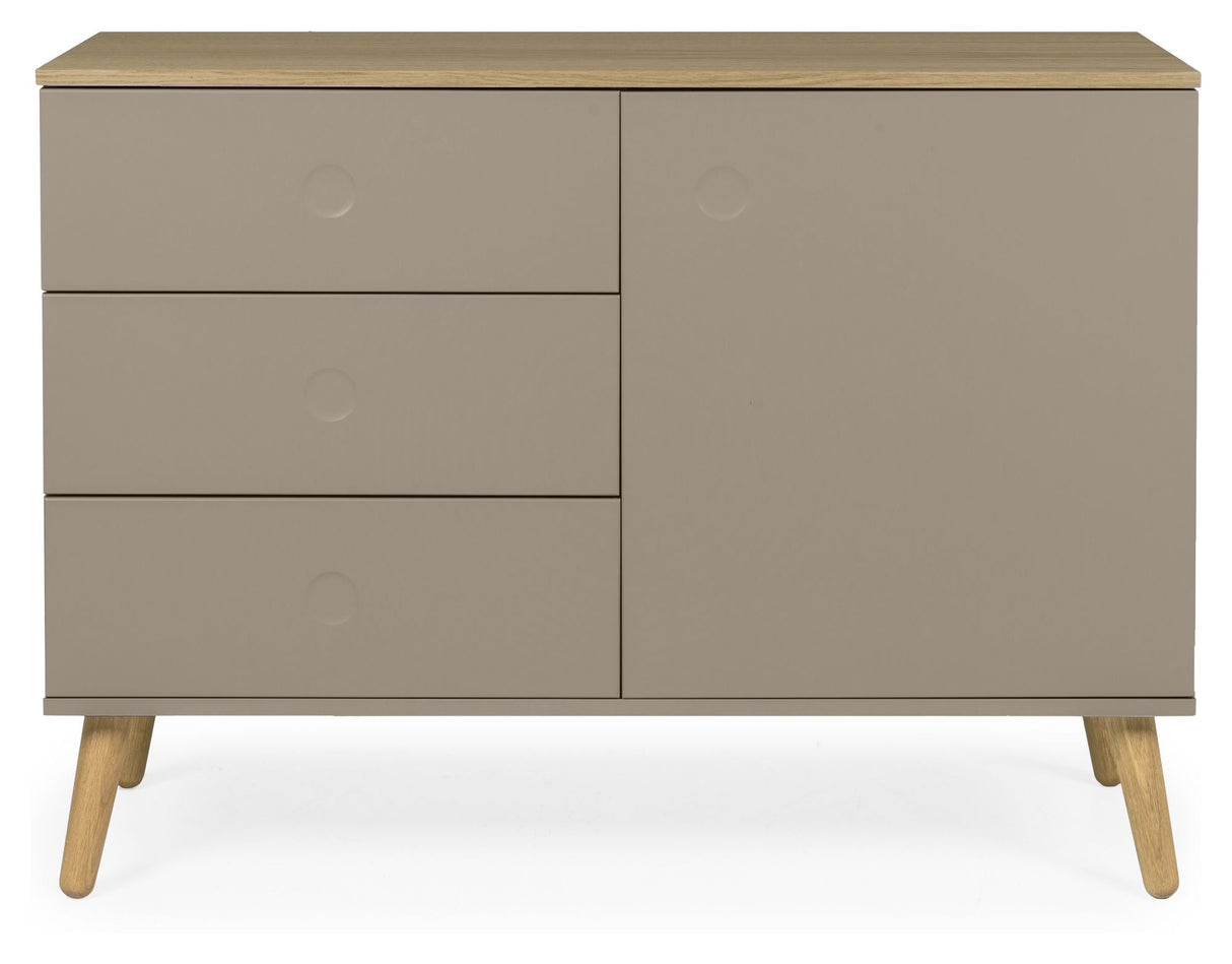 Dot Sideboard 79x109x43 - taupe/eik