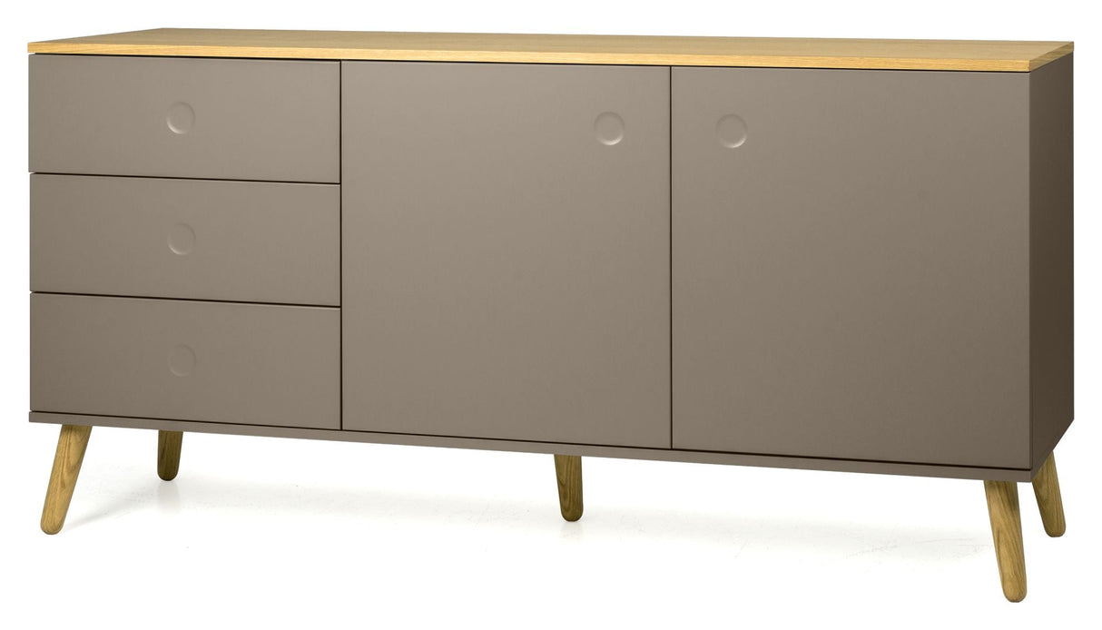 Dot Sideboard 79x162x43 - taupe/eik