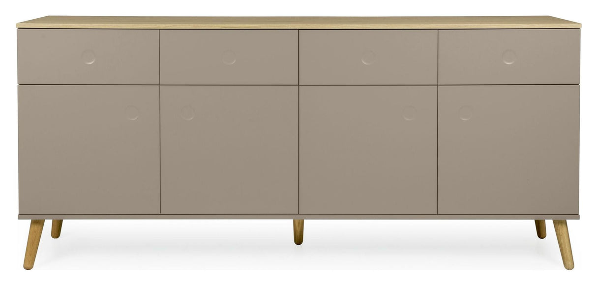 Dot Sideboard 86x192x43 - taupe/eik