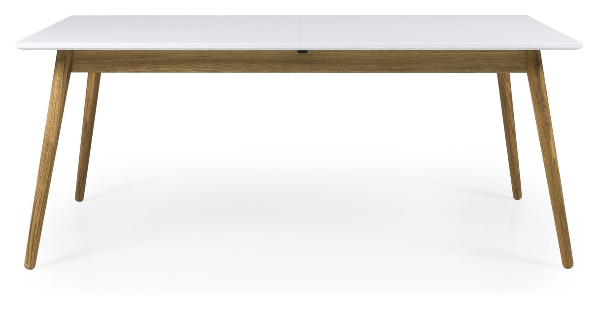 Tenzo - Dot Dining Table 180/240x90, eik, hvit