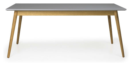 Tenzo - Dot Dining Table 180x90, eik, grå