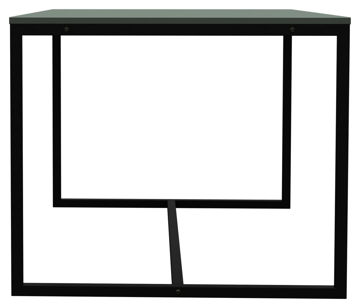 Tenzo - Lipp spisebord, Matte Green, 90x180