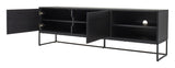 Lipp TV -tabell 176x40 - Ash/Black