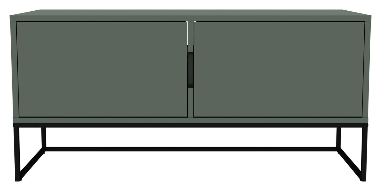 Tenzo - Lipp TV -bord, Matte Green, B: 118