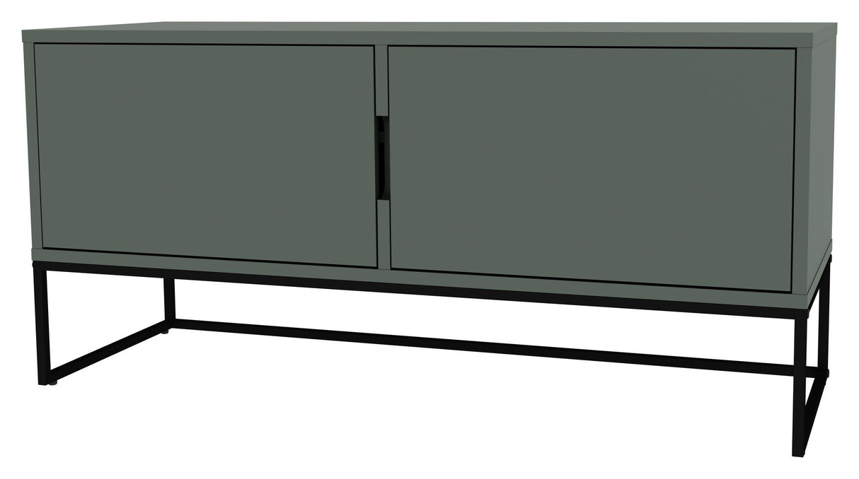 Tenzo - Lipp TV -bord, Matte Green, B: 118