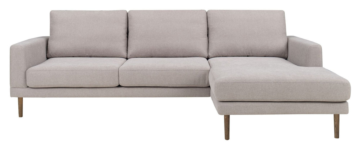 Elmeberg 2-seters sofa med Chaise Longue, høyre ansiktet