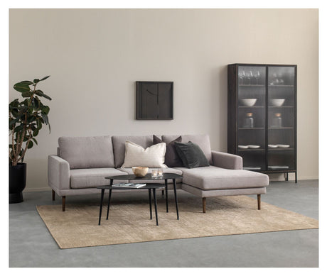 Elmeberg 2-seters sofa med Chaise Longue, høyre ansiktet