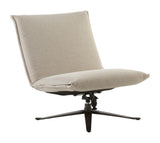 Flint Lounge Chair med tiltfunksjon, beige tekstil