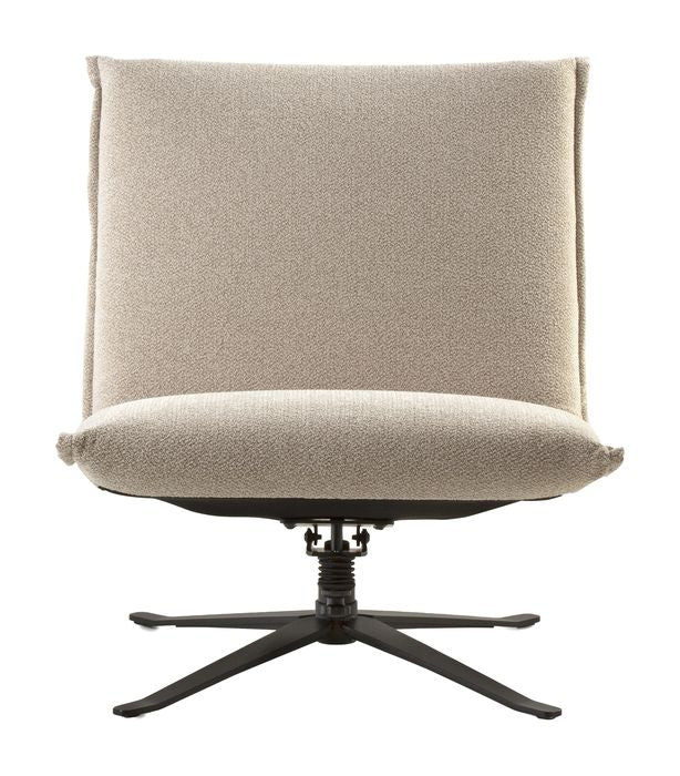 Flint Lounge Chair med tiltfunksjon, beige tekstil