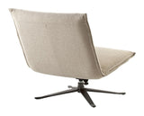 Flint Lounge Chair med tiltfunksjon, beige tekstil