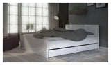 NAIA Bed -skuff - White High Gloss B: 99