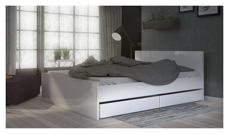 NAIA Bed -skuff - White High Gloss B: 99