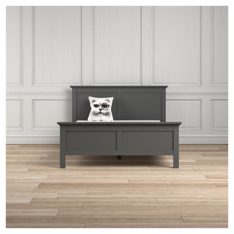 Paris Bed Frame 160x200 - Matte Grey