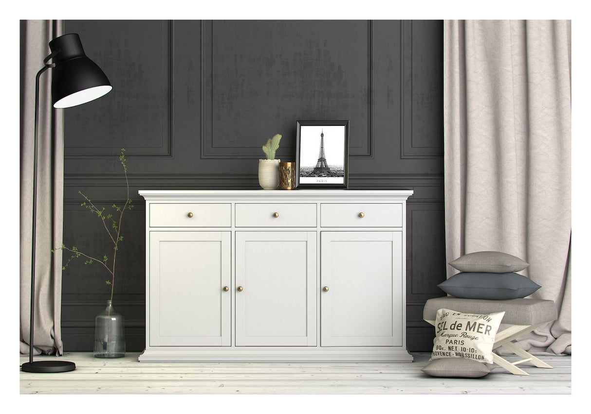 Paris Sideboard 144x46 - hvit