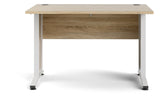 Prima desk - lett tre 120 cm m/hvite ben