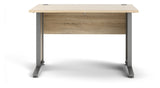 Prima desk - lett tre 120 cm m/metallben