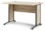 Prima desk - lett tre 120 cm m/metallben