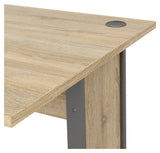 Prima desk - lett tre 120 cm m/metallben