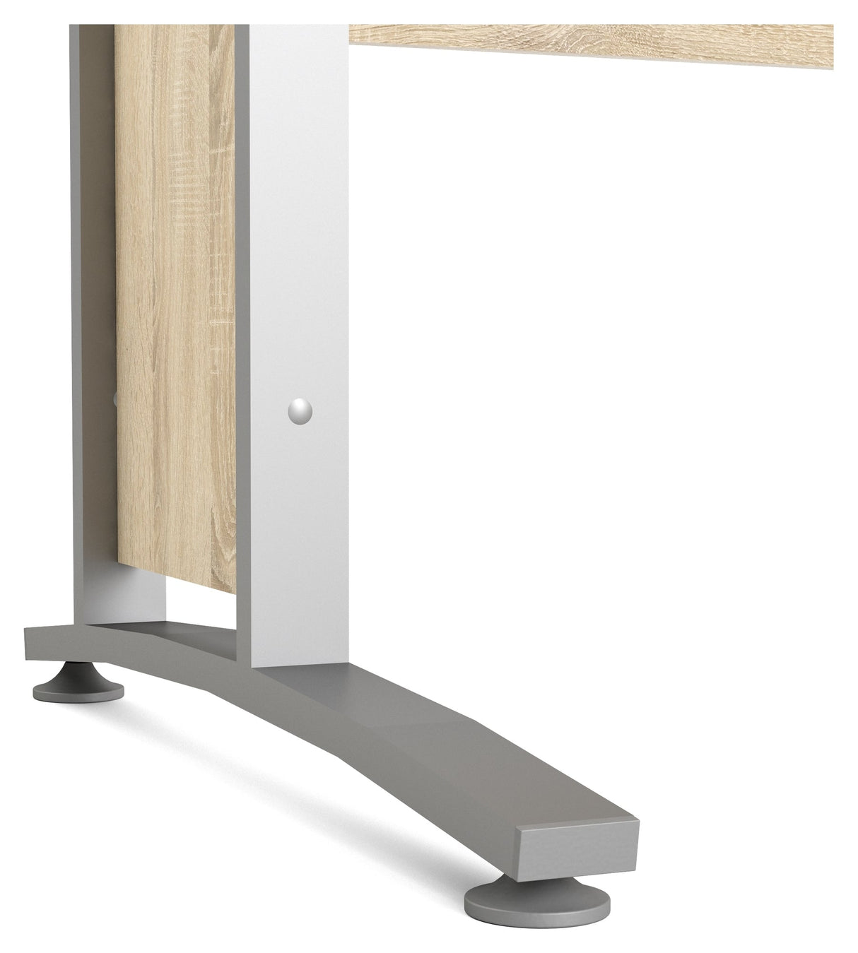 Prima desk - lett tre 120 cm m/metallben