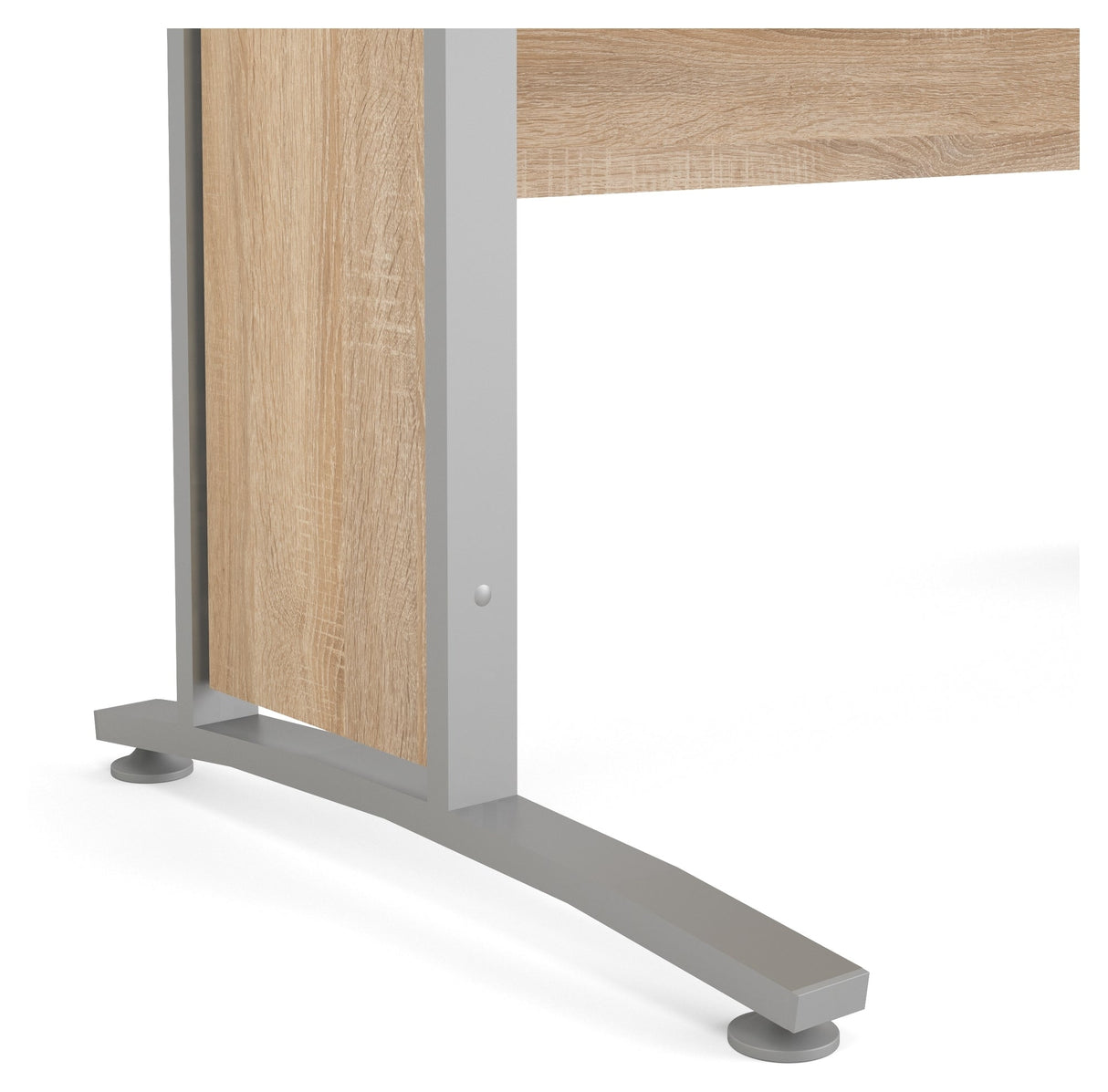 Prima desk - lett tre 150 cm m/metallben