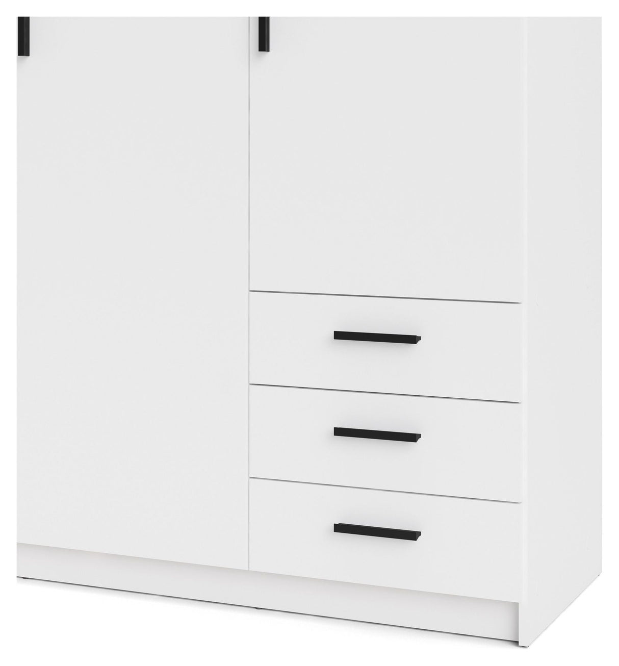 Sprint garderobe 200x147 - hvit