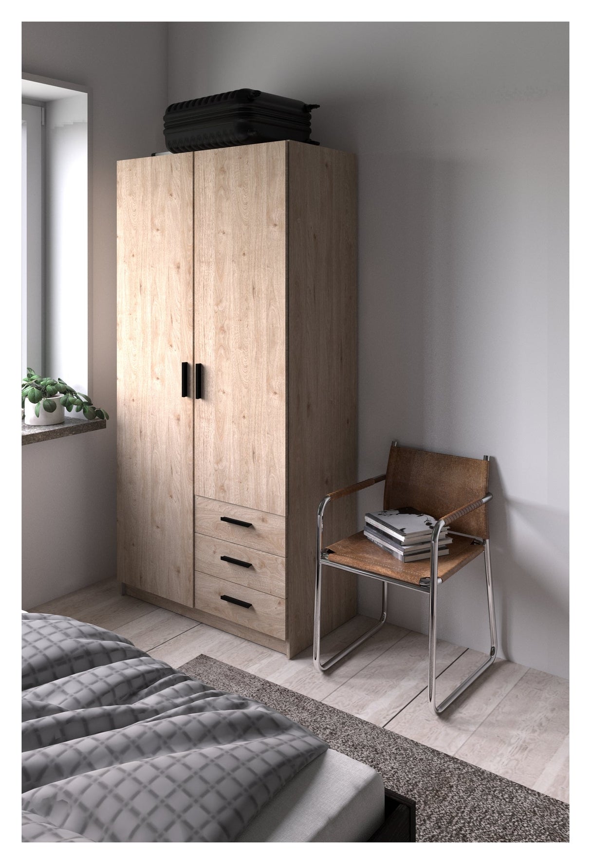 Sprint garderobe, treutseende, B: 98,5