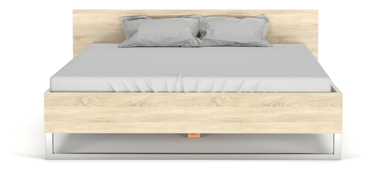 Style Bed Frame - Light Wood 180x200