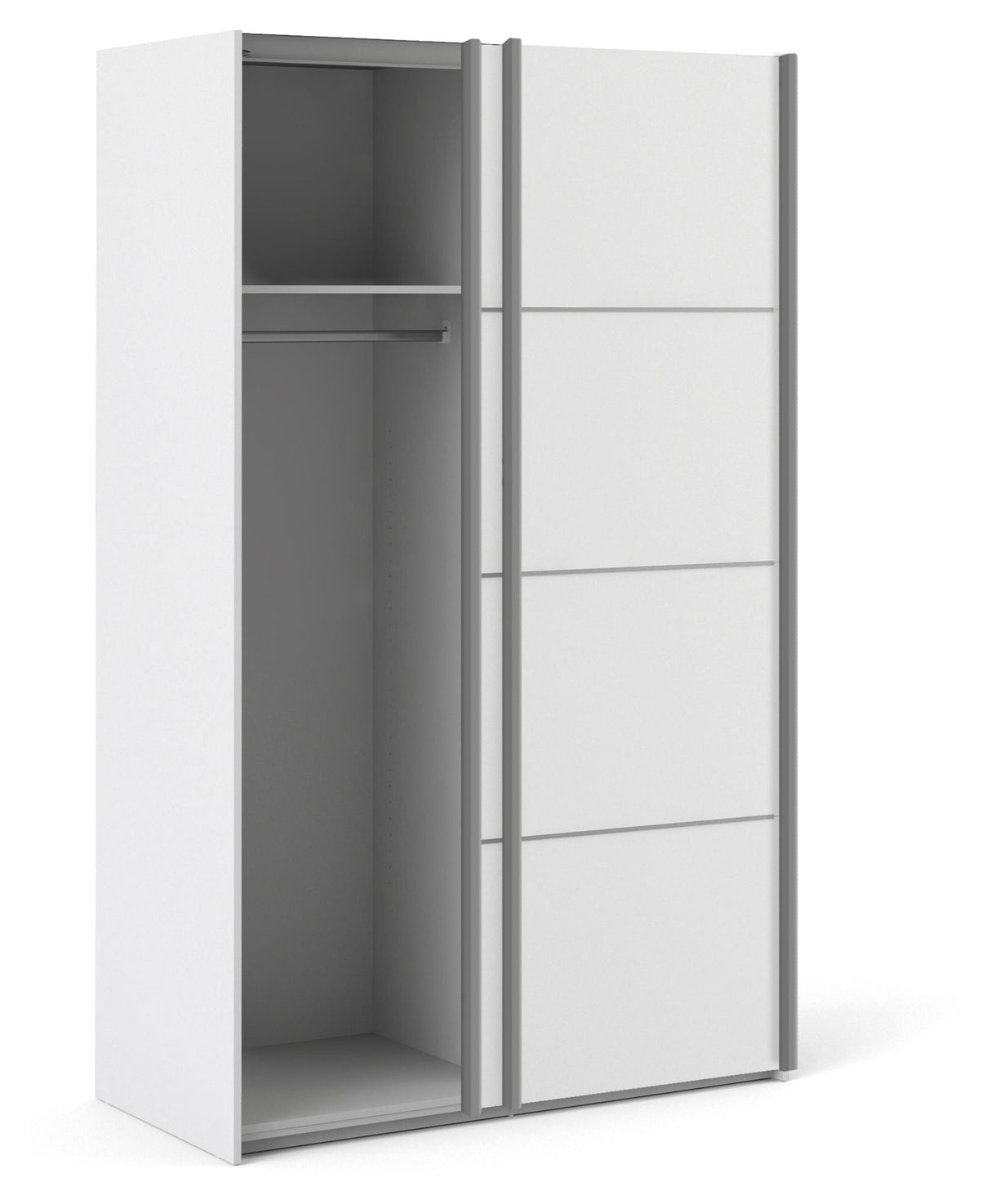 Verona garderobe, White, B: 122