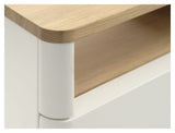 Amalfi Table - White/Oak Veneer, B120