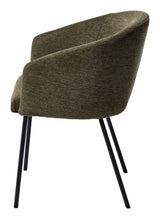 Easton Dining Chair, Olive Green Stoff