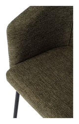 Easton Dining Chair, Olive Green Stoff