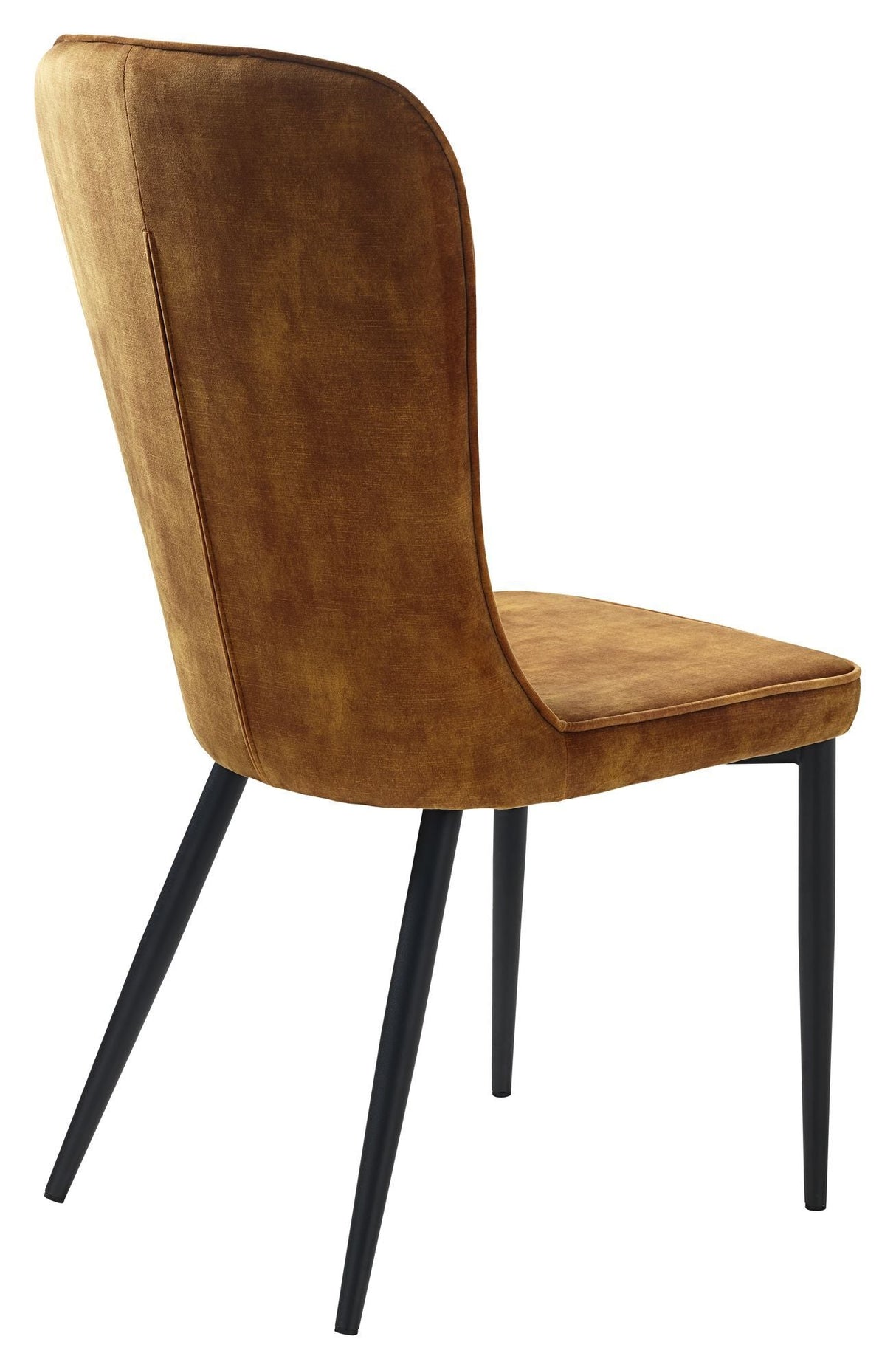 Hudson Dining Chair, Amber Velour