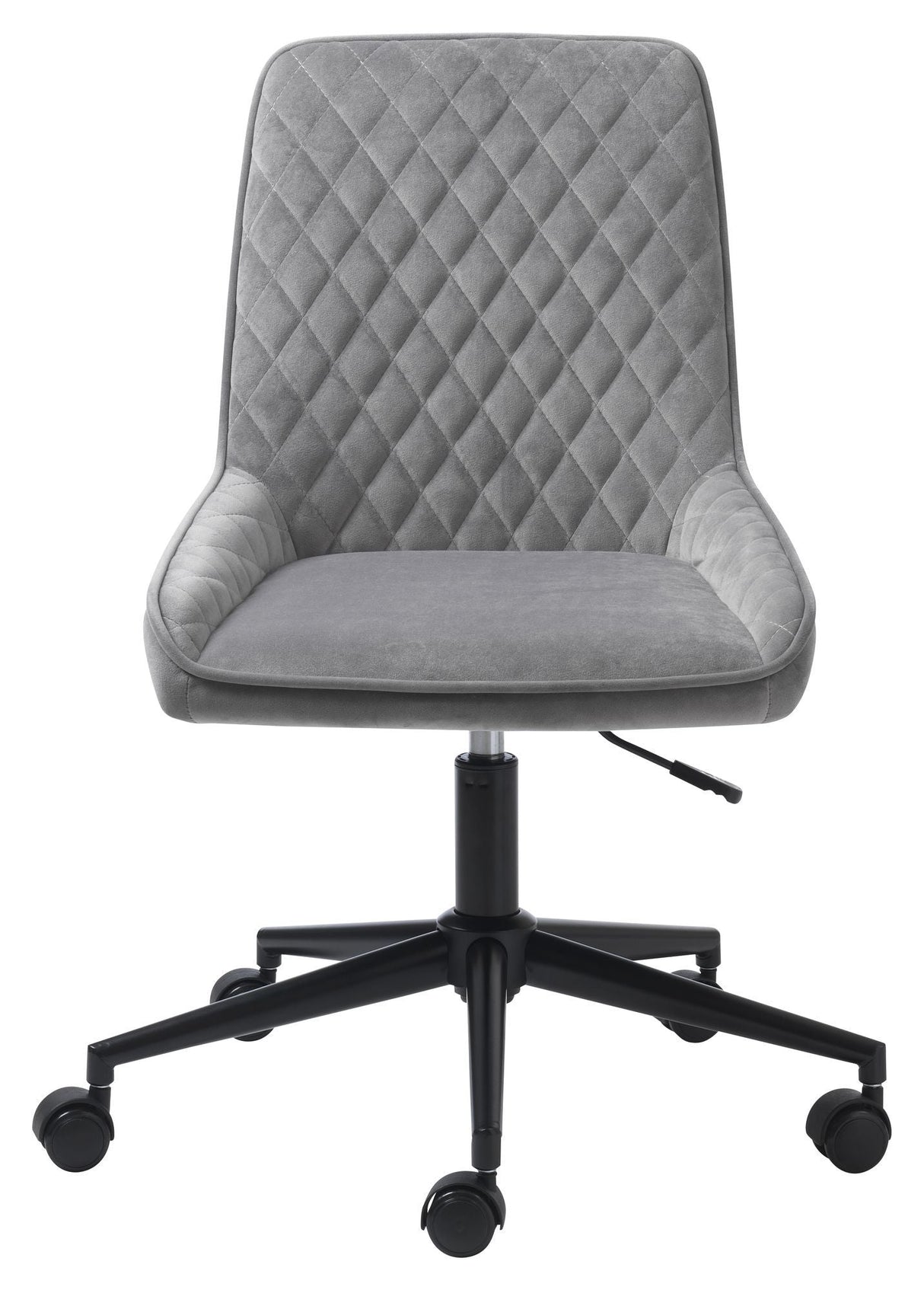 Milton Office Chair, Gray Velvet