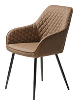 Milton Dining Chair, Brown PU