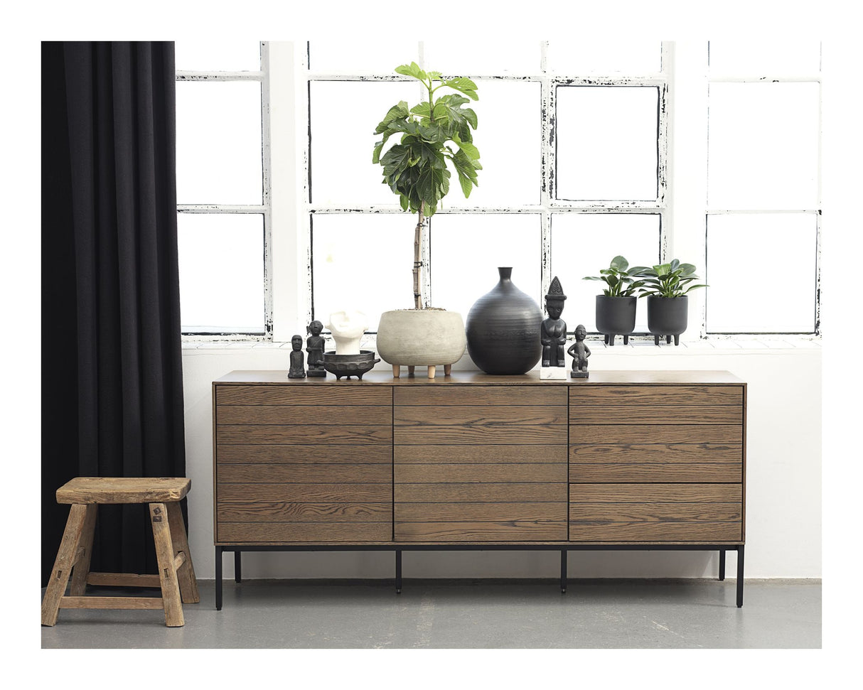 Modica Sideboard, røkt eik B: 180