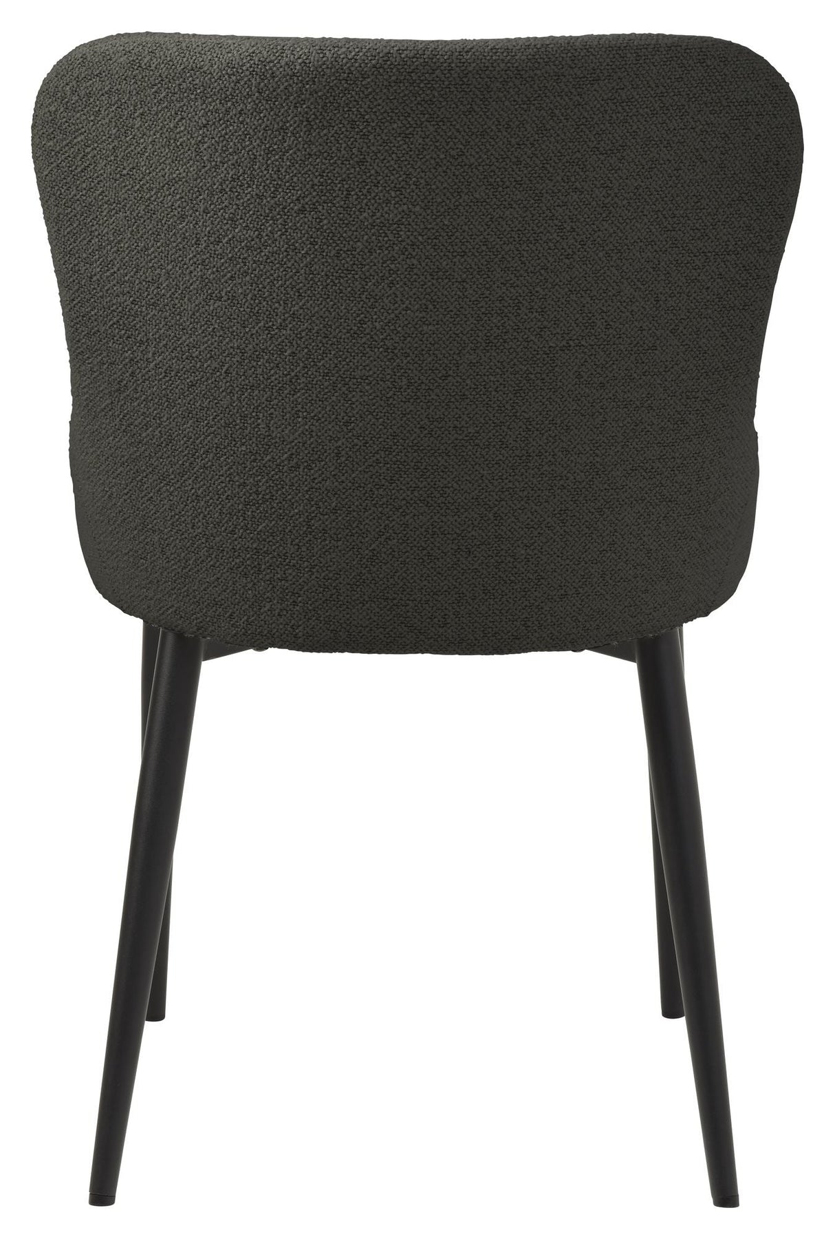 Ontario Dining Chair, Dark Grey Bouclé