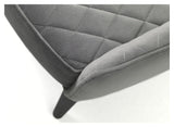 Ottowa Lounge Chair, Gray Velvet