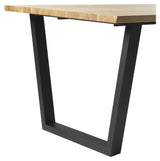 Reno Table Leg Black, U-Shape