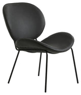 Sault Lounge Chair - Dark Grey PU