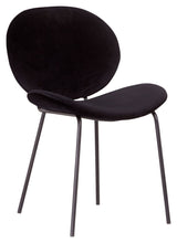 Sault Dining Chair - Black Velvet