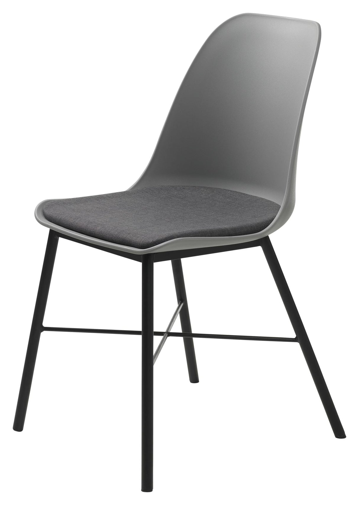 Whistler Dining Chair, Gray PP/Black Metal