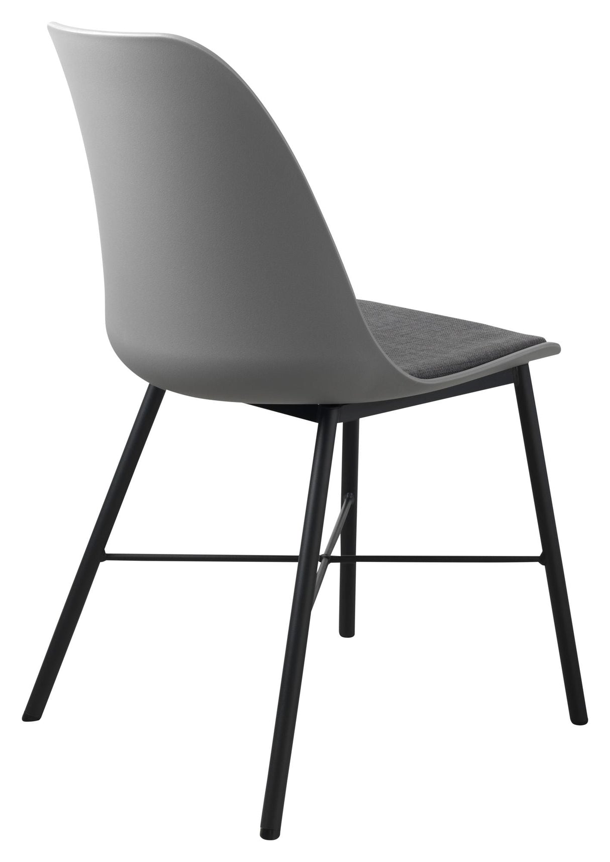 Whistler Dining Chair, Gray PP/Black Metal