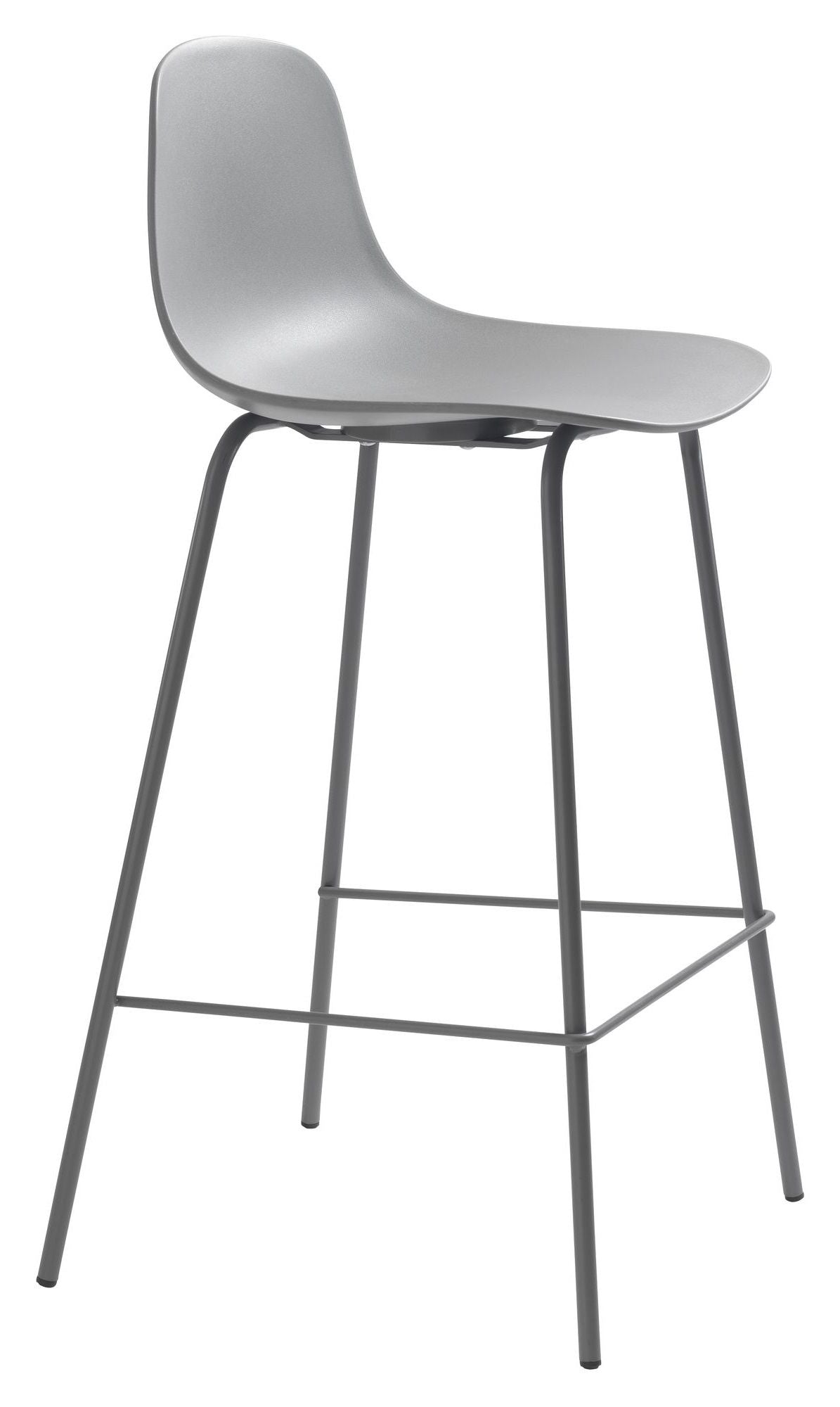 Whitby Bar Stool SH: 67,50 cm, grå plast